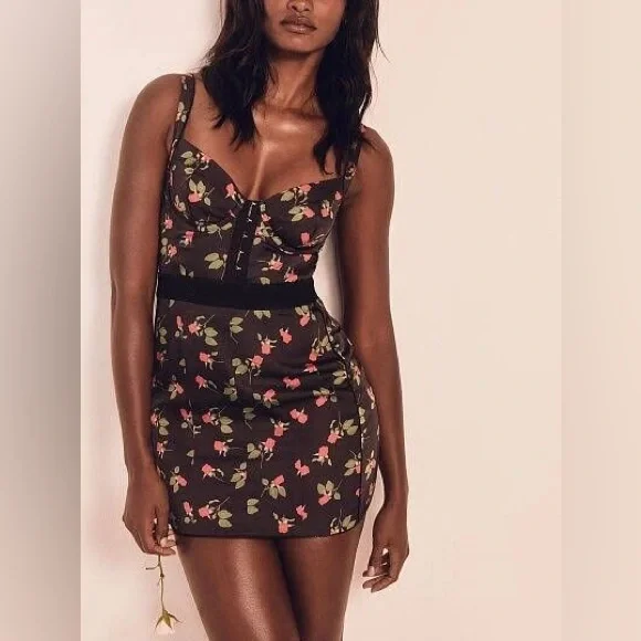 For Love & Lemons Song Dress, Black, L - Women's Dresses - Victoria's Secret